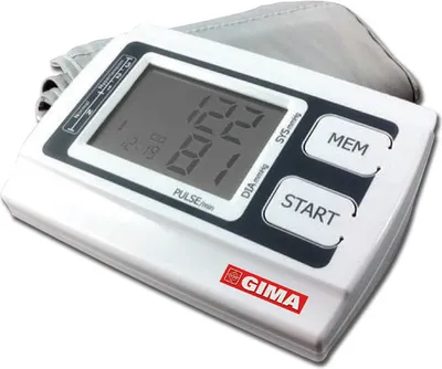 Produktbild von GIMA Smart, Oberarm, Automatisch, Weiß, LCD, 40 - 199, 22 - 30 cm