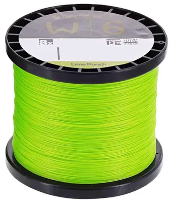 Produktbild von Westin W6 Braid 8 Lime Punch 0,37-0,45mm - 1200m geflochtene Schnur, Durchmesser/Tragkraft:0.37mm / 37.2kg
