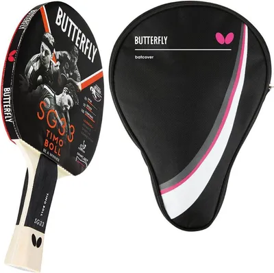 Produktbild von Butterfly 1x Timo Boll SG33 Tischtennisschläger + Tischtennishülle Drive Case