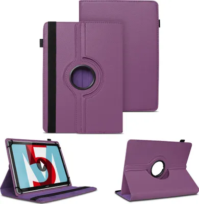 Produktbild von Tablet Tasche für XGODY P60 / P60 Pro Hülle Schutzhülle Cover 360 Drehbar CaseFarben:Lila