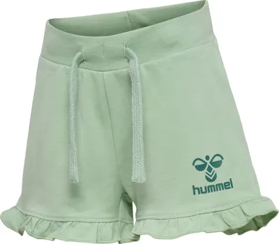 Produktbild von hummel hmlTALYA Ruffle Shorts Mädchen 6117 - silt green 62
