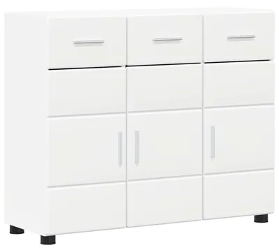 Zdjęcie produktu dla vidaXL Kredens z drzwiami FLORIN Biały 88,5 x 30,5 x 73 cm Materiał drewnopochodny