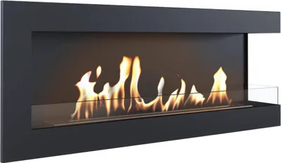Obrázok produktu pre Nástenný bioetanolový krb Delta 1200 pravostranné zasklením