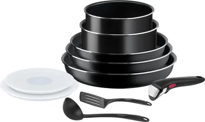 Produktbild von Tefal Ingenio Easy On: 10-teiliges Kochgeschirr für platzsparendes Kochen