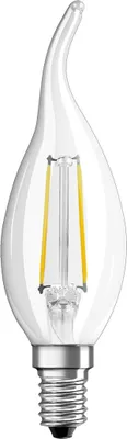 Immagine prodotto di OSRAM Retrofit E14 LED candela 2,5W BA40 filamento chiaro bianco caldo come 25W 4058075436640