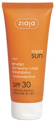 Obrázek produktu pro Ziaja Sopot Sun Emulsja do twarzy i ciała SPF30, 100ml