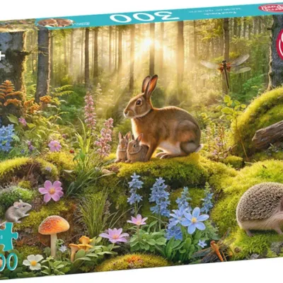 Produktbild von CHERRY PAZZI Puzzle Hasen im Wald 300 dlks