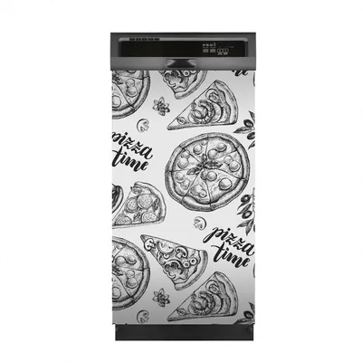 Produktbild von Magnete Dekorative 45x80 cm Küche Magnetmatte Spülmaschine - Pizza Italienische Küche