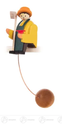 Obrázek produktu pro Hračka houpací figurka zahradník Šířka x výška x hloubka 2,3 cm x 9,3 cm x 2,9 cm NOVINKA