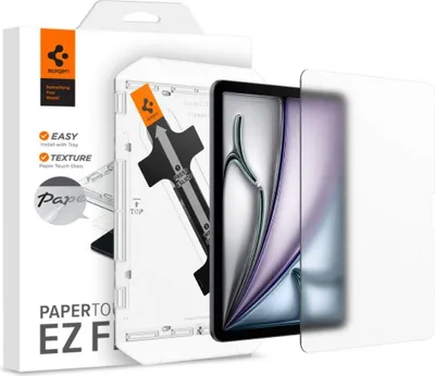 Obrázek produktu pro Spigen Paper Touch EZ Fit, Papírový ochranný kryt obrazovky, 27,9 cm (11"), Matný, 1 kusů