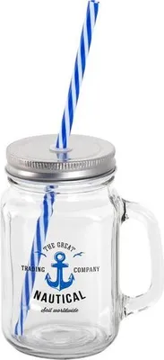 Produktbild von Glasbehälter mit Deckel, transparent, 450 Milliliter Fassungsvermögen