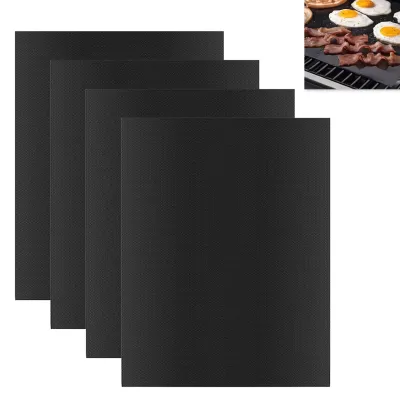 Imagen del producto de Bandas de silicona para horno, juego de 4 unidades, 40 x 50 cm, resistentes al calor hasta 260 °C, reutilizables