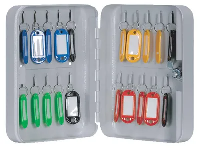 Image de Armoire Pour 20 Clés Avec Crochets Fixes, 160 X 60 X 200 Mm