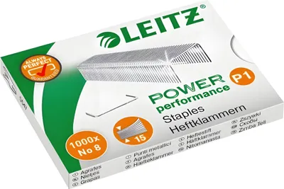 Produktbild von LEITZ Heftklammern Nr. 8 verzinkt 1.000 Stück