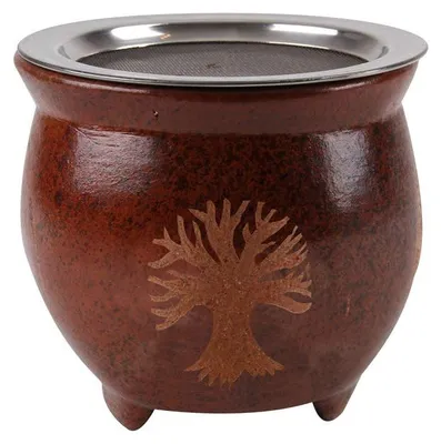 Räucherstövchen Lebensbaum Terrakotta, H: 12 cm, Ø 12,5 cm