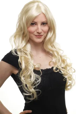 Produktbild von WIG ME UP Perücke, Locken, platinblond 9204S-613
