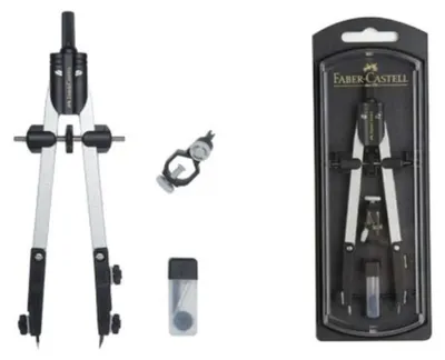Immagine prodotto di FABER-CASTELL 174035 FABER-CASTELL Zirkel silber