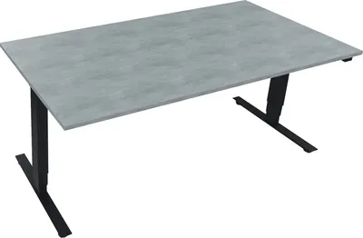 Produktbild von Sitz-/Stehtisch T-Kufe klappbar B1800xT900xH625-1285 an/Beton