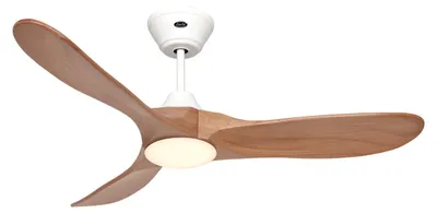 Obrázek produktu pro Stropní ventilátor CasaFan 312274 ECO GENUINO-L s osvětlením 122cm dubové lopatky střední dub motor bílý