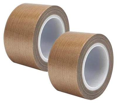 Obrázok produktu pre PTFE páska – Vysoká teplota – 2 rolky – 10 m x 25 mm – Izolačná páska – Odolná voči teplu – Dlhotrvaná teplotná odolnosť 260 °C – Izolačná páska