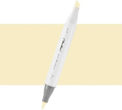 Zdjęcie produktu dla Brush & Chisel dwustronny marker alkoholowy OHUHU, Y030 Lemon Chiffon