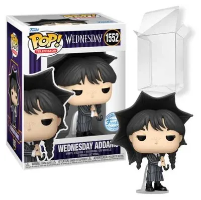 Produktbild von Funko Pop! Movies: Wednesday (2022) - Wednesday with Umbrella #1552 Special Edition Exclusive