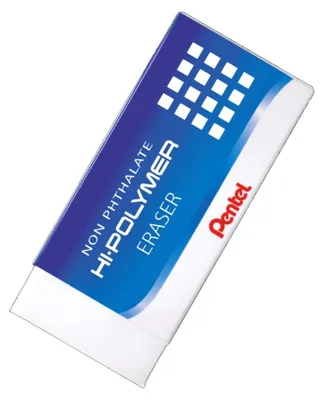 Imagen del producto de Goma de borrar para lápiz Hi-Polymer ZEH10, color blanco