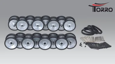 Produktbild von Torro Metall Frühe Laufrollen für Panzer Tiger I.