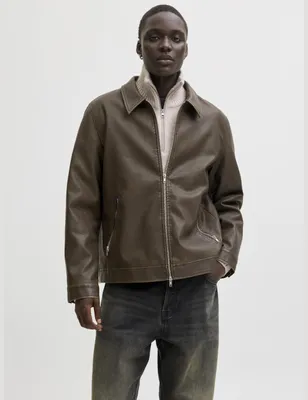 Immagine prodotto di jack and jones capispalla e giacche uomo jack and jones 12278839 jjecasablancaPoliuretanochocolate brown