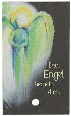 Produktbild von Schieferrelief 'Dein Engel begleite dich'