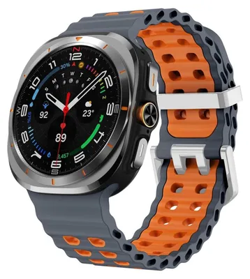 Obrázek produktu pro Pro Samsung Galaxy Watch Ultra / Ultra 2025 Ocean Design Dvoubarevný silikonový řemínek