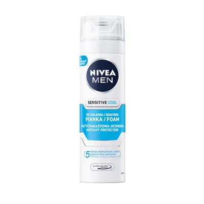 Zdjęcie produktu dla NIVEA Chłodząca pianka do golenia Sensitive 200ml