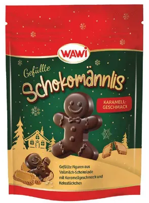 Produktbild von Wawi Schokomännlis Karamell 120g