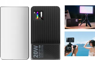Obrázek produktu pro LED 20W RGB VIDEO lampa 1800-9000K pro telefon s fotoaparátem / Ulanzi K20RGB
