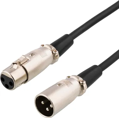 Produktbild von Deltaco XLR-1070, XLR, Stecker, XLR, Buchse, 7 m, Schwarz