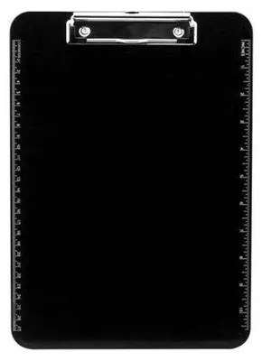 Productafbeelding van Schrijfmat, hard plastic, A4, VICTORIA OFFICE, zwart
