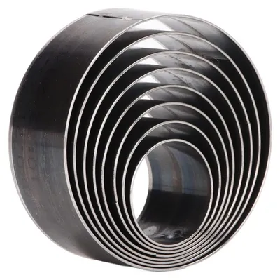 Zdjęcie produktu dla Formy wykrawające do skóry, okrągłe, 8-częściowe, średnica 25-60 mm, stal stopowa