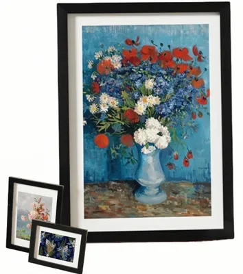 Produktbild von Set von 3 Schwarzen A3 Bilderrahmen - Wandmontage für Fotos 29.7 x 42 cm
