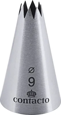 Produktbild von Sterntülle, Spritztülle, 4 - 14 mm Ø wählbar, Edelstahl 18/10 : 9 mm Variante: 9 mm