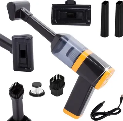 Obrázek produktu pro Verk 10086 Ruční Mini vysavač do auta 120W, 1800mAh černý