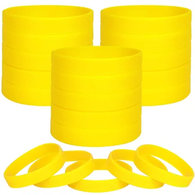 Productafbeelding van LVNRIDS, 100 siliconen armbanden, geschikt voor sport, feestjes, elastische rubberen armband