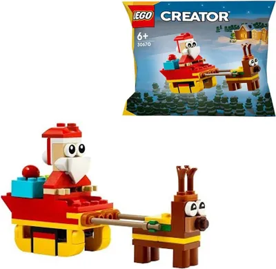 Obrázek produktu pro LEGO Creator Jízda na Santových saních, Sada na stavění, 6 rok/roky, Plast, 73 kusů, 50 g