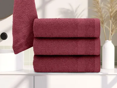 Zdjęcie produktu dla Ręcznik BASIC SMALL 40 x 60 cm bordowy