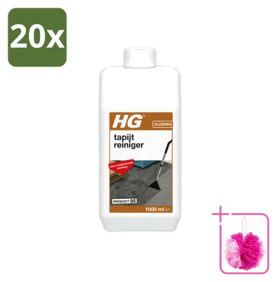 Produktbild von 20 x HG Tapijtreiniger mit schmutzabweisender Wirkung 1L - Sparpackung - 20 Stücke
