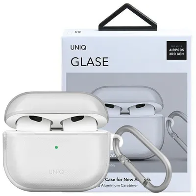 Zdjęcie produktu dla Uniq Etui Glase Airpods 3 Clear