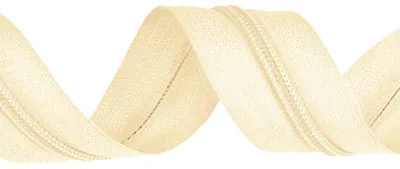 5m Endlos-Reißverschluss 3mm freie Farbwahl creme