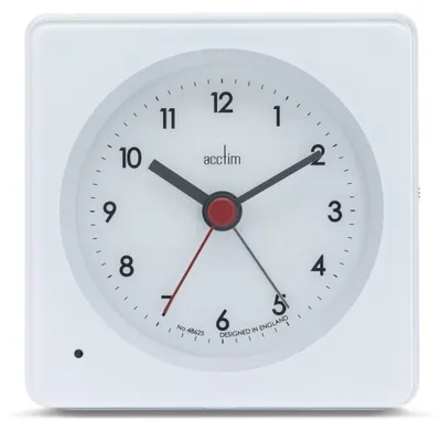 Analoger Wecker Smartlite Crescendo Alarm Schlummer Weiß
