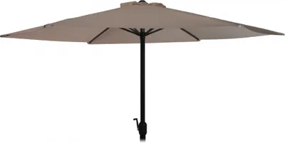 Image de Parasol Dia 300 cm Aluminium/Polyester taupe