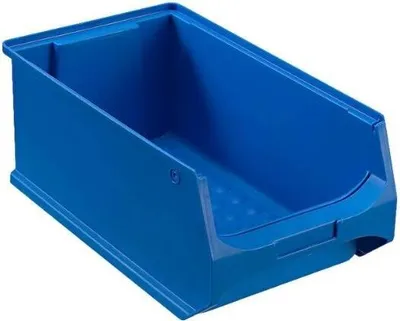 Produktbild von Blaue Sichtlagerbox 4.0 | HxBxT 15x20x35cm | 7,2 Liter | Sichtlagerbehälter, Sichtlagerkasten, Sichtlagerkastensortiment, Sortierbehälter