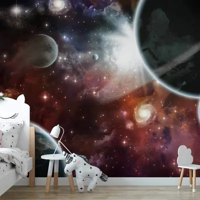 Produktbild von Vlies Fototapete - Walk in Space 300x210 cm Für Kinder 10110905-32